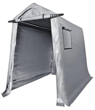 Carport Tente de Garage Tente Portable d'extérieur, auvent instantané, abri de Voiture, tentes imperméables et résistantes au Soleil, abri pour Jardin, Voitures, vélos Abris de Voiture(6 x 8 ft)