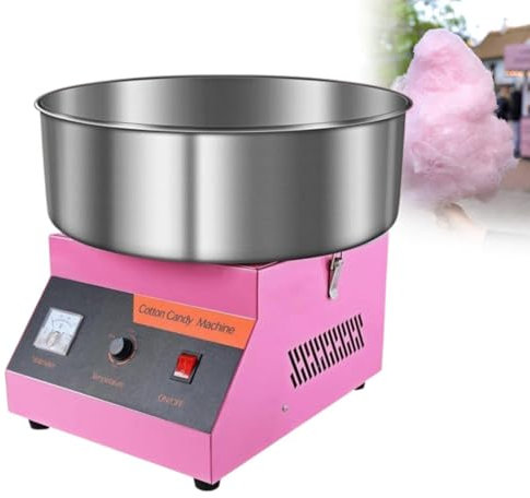 Macchina professionale per zucchero filato Ø 52 cm Macchina per zucchero filato Prepara rapidamente marshmallow per divertenti spuntini da festa