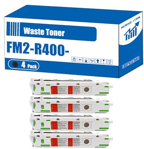 Compatible for Canon FM2-R400-010 Waste Toner Container C5030 C5030i C5035 C5035i C5235 C5235i C5240 C5240i Printers, High Yield 30000 Pages, Accurate Imaging Rich Colors (4 Pack Black)