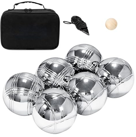Générique Kugelspiel aus Metall – vielseitiges und spielerisches Spielzeug, Freizeitspiele im Freien, für Familienaktivitäten, Garten, Outdoor, Picknick und Urlaub