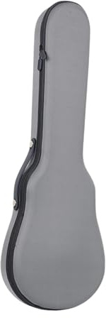 Yunhgft Estuche Rígido para Ukelele de 23 Pulgadas, Funda de Transporte con Relleno de Espuma EVA de 8 Mm Y Bolsa de Almacenamiento, Gris