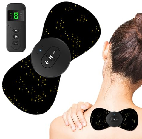 Elektrisk muskelstimulator Helkroppsmassage Stimuleringsapparat | Nackmassager för nacke, axlar, rygg och ben, samt även för muskelåterhämtning efter träningspasset och avslappning