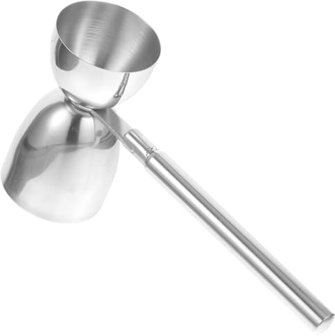 GALPADA Jigger de Acero Inoxidable de Doble Extremo 30 Ml y 60 Ml para Medir Ingredientes de Cócteles en Casa y Banquetes