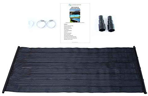 LOWENERGIE Solar Thermal Swimming Pool Heating Mat Hot Water Free Energy Saving Sun Pool Heater Kit Warm. Mat only (1, 1.33 x 3M)