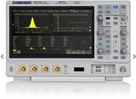 SIGLENT SDS2104X Plus 4 Channel Digital Super Phosphor Oscilloscope 100 MHz 2 GSa/s 200 Mpts 10.1