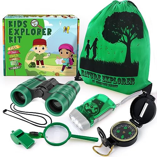 essenson Set di ricercatori per bambini, giocattolo per attività all'aperto, regalo per età 3, 4, 5, 6, 7, 8+, anni, ragazzi, ragazze, bambini
