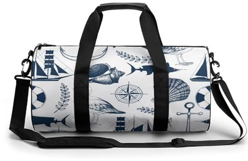 Segeln Sport Duffel Bag Sporttasche Reisetasche Handgepäck Tasche Schwimmtasche Weekender Bag 45x23x23cm