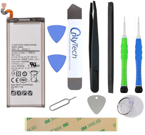 OnlyTech - Premium Replacement Battery for Samsung Galaxy Note 8 (SM-N950F) - 3300mAh - Same Quality as EB-BN950ABE with 10 Tools Repair Kit