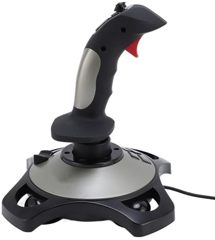 SENECESLI Game Flight Joystick mit Vibration, Multi -funktionaler Tasten, Bequemer Griff für 7 8 10 11. Einfache Verbindung