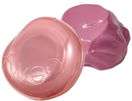 fwee Glowy Jelly Pot | Dewy Jelly Lip & Blush Color, Tinted Glow Jelly Balm, Dewy Buildable Finish – Milky (Creamy Pink) | 0.14 oz