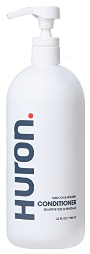 Huron Men’s Conditioner - Lightweight, Hydrating Conditioner - Eliminates Frizzy Hair, Moisturizes, & Restores Shine - Clean & Invigorating Scent - 100% Vegan Ingredients & Cruelty-Free - 32 Fl Oz