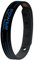 Power Ionics Surfer Armband Herren Damen Silikon schwarz blau Sportarmband wasserfest 24 cm 5 Löcher 13-23 cm