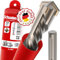 SCHWABENBACH ® Broca SDS Max 40mm x 880 x 1000 - Broca para hormigón - Perforación precisa y rápida en hormigón - con punta de metal duro - Broca larga para mampostería
