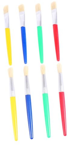 Operitacx 8-Teiliges Set acrylstifte Steine bemalen Acrylic Paint Brushes kinderpinsel Strichzeichnungsstift Pinsel für Ölfarbe Aquarellpinsel spitz Kunstbedarf einstellen