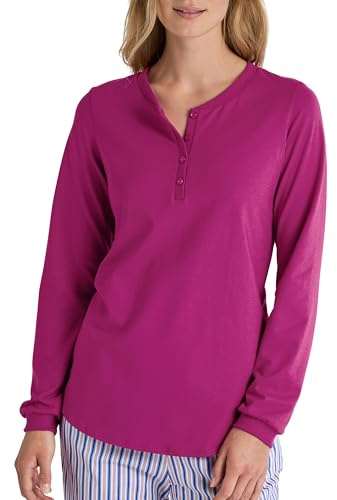 Calida Favourites Marine Shirt långärmad orkidé blomma, storlek 36–38, Orkidé blomma, 36/38 SE