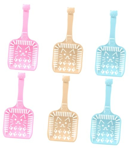 Toddmomy 6pièces Pelleteuse à Litière pour Set De Nettoyage Plastique pour Litière Aléatoires Accessoires pour Animaux De Compagnie