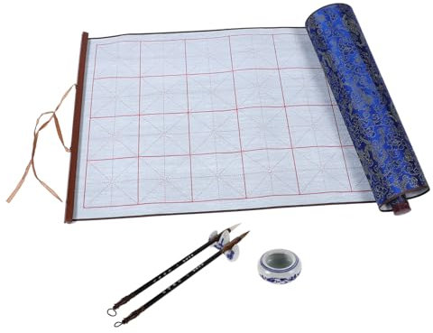 Housoutil 1 Set Chinesisches Kalligrafie-set: Wiederverwendbares Wasserschreibtuch Mit Pinselstift Für Anfänger – Professionelles Kalligrafie-set Zum Üben Und Lernen