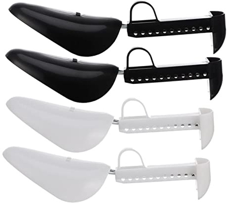 Holibanna Accessoire de Chaussure Formeur Réglable pour Femme, 2 Paires en Pp et Métal, Léger et Facile à Utiliser pour Élargir Chaussures Confortables