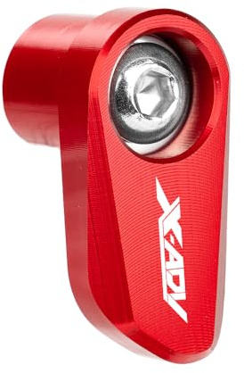 LLIDFONK Para Honda X ADV XADV 750 X-ADV 750 2017-2025 Aluminio Accesorios Motocicleta Rueda Delantera ABS Sensor Protector Tapa (Rojo)