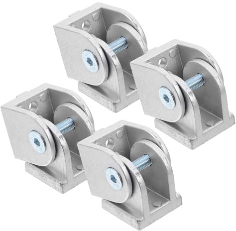 VALICLUD 4pcs Zinc Alloy Flexible Pivot Joint Connectors for Aluminum Extrusion Profile Pivot Brackets with Easy Installation for Angle and Replacement Use