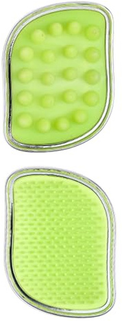 Cirraorive Haarshampoo Bürste 2 in 1 Doppelkopf Haar Kamm Shampoo Bürste Kopf Schrubber Gesicht Reinigung Bürste für Komfortable Massage für Haushalt, Weiß