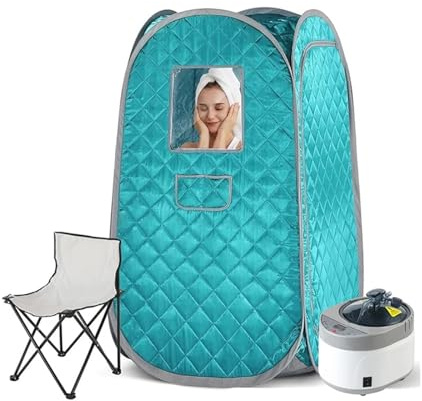 Portable Steam Sauna, Full Size Personal with 4l Generator Indoor Saunas Tent