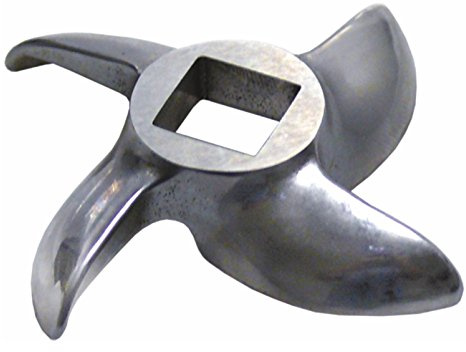 Lama universale, coltello da tagliare, diametro di taglio: 62 mm. Quadrato di montaggio: 12 mm per smerigliatrice, tritacarne, acciaio inox adatto per BUFFALO/FAMA/FIMAR/SIRMAN ecc.