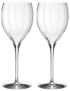 Waterford Elegance Optic Crisp White Wine Glass, Pair
