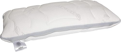 Luleni Nackenstützkissen Noodles 40x80 cm - Ergonomisches Nackenkissen für Seitenschläfer & Rückenschläfer - Individuell Höhenverstellbar durch Füllmengenregulierung