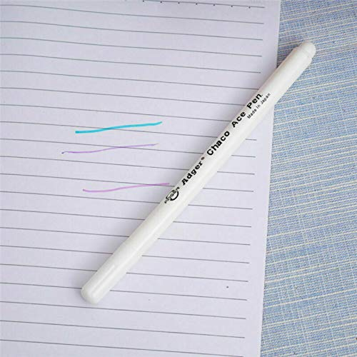 Wasserlöslicher Stift 8 Stück Wasserlöschbarer Stift Stoffmarker für Stickerei Schneider Schneidern Nähen, wasserlöslich, schnell trocknend, abwischbar (8 Stück, Weiß)