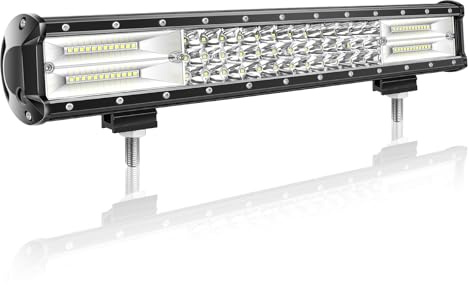 Willpower Led Lichtleiste Balken 12V 24V 18 252W für Auto Offroad KFZ | Lightbar Arbeitsscheinwerfer Scheinwerfer, 6000K Weiß, IP67 Wasserdicht, Beleuchtung für Traktor ATV Boot Quad Fahrzeuge