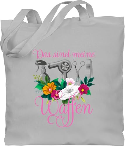 Shirtracer - Baumwolltasche - Beruf und Job Geschenke - Das sind meine Waffen - rosa
