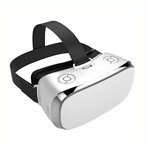Auriculares de Realidad Virtual Todo en uno Auriculares inalámbricos VR 16G 3D VR Auriculares Gafas para PS 4 Xbox 360/One 2K HDMI Nibiru Android 5,1 Pantalla 2560 * 1440 (White)