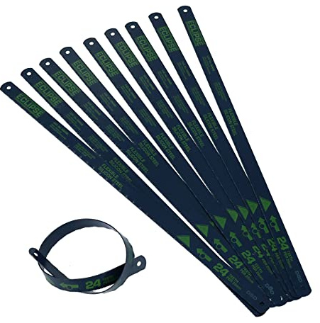 AB Tools Eclipse Bügelsägeblätter, flexibel, bruchsicher, 24 TPI, 300 mm, 10 Stück