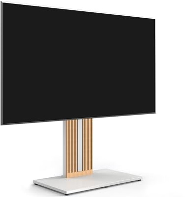 FITUEYES TV Ständer aus Buchenholz TV Stand für 55 60 65 70 75 85 88 Zoll Fernseher TV Standfuss drehbar höhenverstellbar Zen Serie