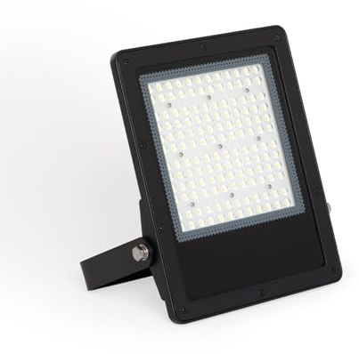 LEDKIA LIGHTING LED- Fluter 100W Dimmbar TRIAC 170 lm/W IP65 ELEGANCE Slim PRO Schwarz 5000K 30º Kaltweiß