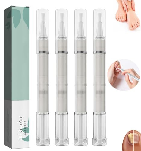 Penna per la Cura Delle Unghie FaJoek 4 Pezzi Penna per Olio per Unghie e Cuticole, Cura Delle Unghie Oil Pen Nutriente, Penna Per La Riparazione Delle Unghie,per Cura Delle Unghie e Delle Cuticole