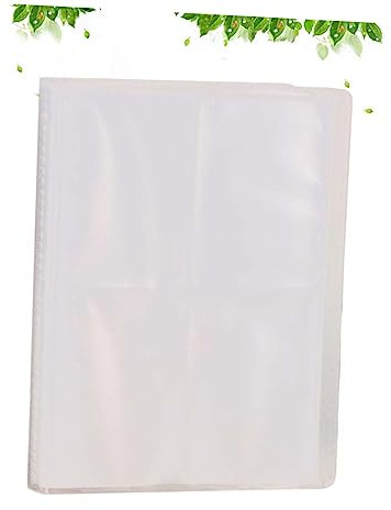 Alipis 160hojas Álbum De Vertical De Inserciones Transparentes Almacenamiento Para Tickets y Recuerdos Páginas Para Decoraciones y Recuerdos Familiares