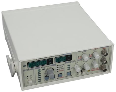 Fafeicy Generador de Funciones de 60 MHz, con Señal de Salida Sinusoidal, Triangular y Cuadrada, Contador DDS de 15 MHz para Investigación Científica, Educación, Pruebas de Ingeniería