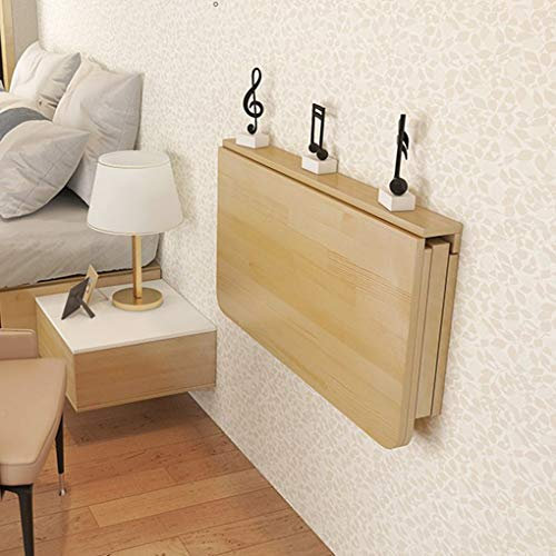 Schwebender Wandklapptisch für Studie, Schlafzimmer, Badezimmer, Balkon, platzsparendes Design mit optionalen Größen