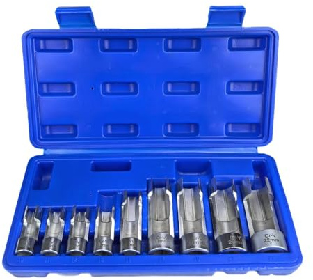 Amagogo 9PCS Oxygens Socket Set Universelle Hex Nuss Sockets Automobil Werkzeuge