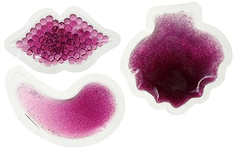 OFFIGAM 3pezzi Impacco -freddo Per Impacco Di Recupero Per Occhi e Labbra Utilizzabile Come Di Ghiaccio Per Occhi o Di