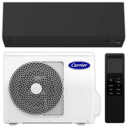 Carrier Split Klimaanlage Komplett-Set | High Line | 3,5 kW | Mattschwarz