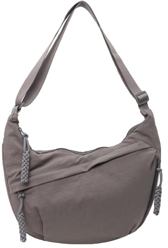 Generico Borsa Donna,Borsa Marsupio Donna Tracolla Casual,Moon Bag Nylon, tracolla con tracolla regolabile per tutti i giorni e viaggi casual