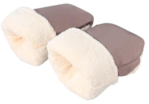 Pram Hand Muff - Fleece Gloves Mittens Warmer Winter Stroller Gloves, Waterproof and Windproof Anti-Freeze Lined, Extra-Long for Pram, Bike Trailer