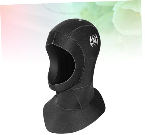 MAGICLULU Cagoule de Plongée 3 Mm Néoprène Imperméable, Bonnet Thermique Taille M, Protection Auditive, Unisexe pour Snorkeling, Natation et Sports Nautiques