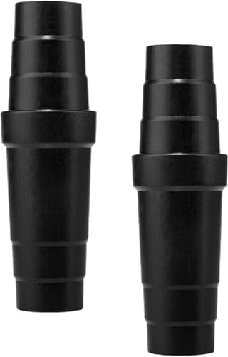 2 Pcs Vacuum Cleaner Hose Adapter, Universal Dust Extractor Hose Adaptor, Leak-Proof Connector for 31.5mm-45mm Dust Extraction Hoses for Power Tools Table Saw Circular Saw Eccentric Grinder