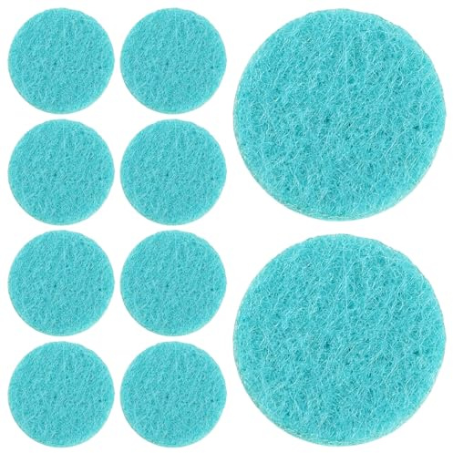 STOBAZA 50 Unidades Almohadillas Redondas de Algodón y Recarga de Aceites Esenciales para Aromaterapia Material Absorbente de Fibra de Algodón, Uso Versátil para Difusores y DIY