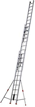 Echelle Extensible 3 Plans avec Corde 3 x 11 marches