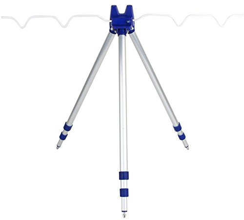 GOTOTOP Telescopic Tripod, 120cm Fishing Rods Tripod Stand Rest for Sea Beach Coarse Shore Pier Tackle Telescopic Sea Fishing/Casting Fishing/Rock Fishing Rod